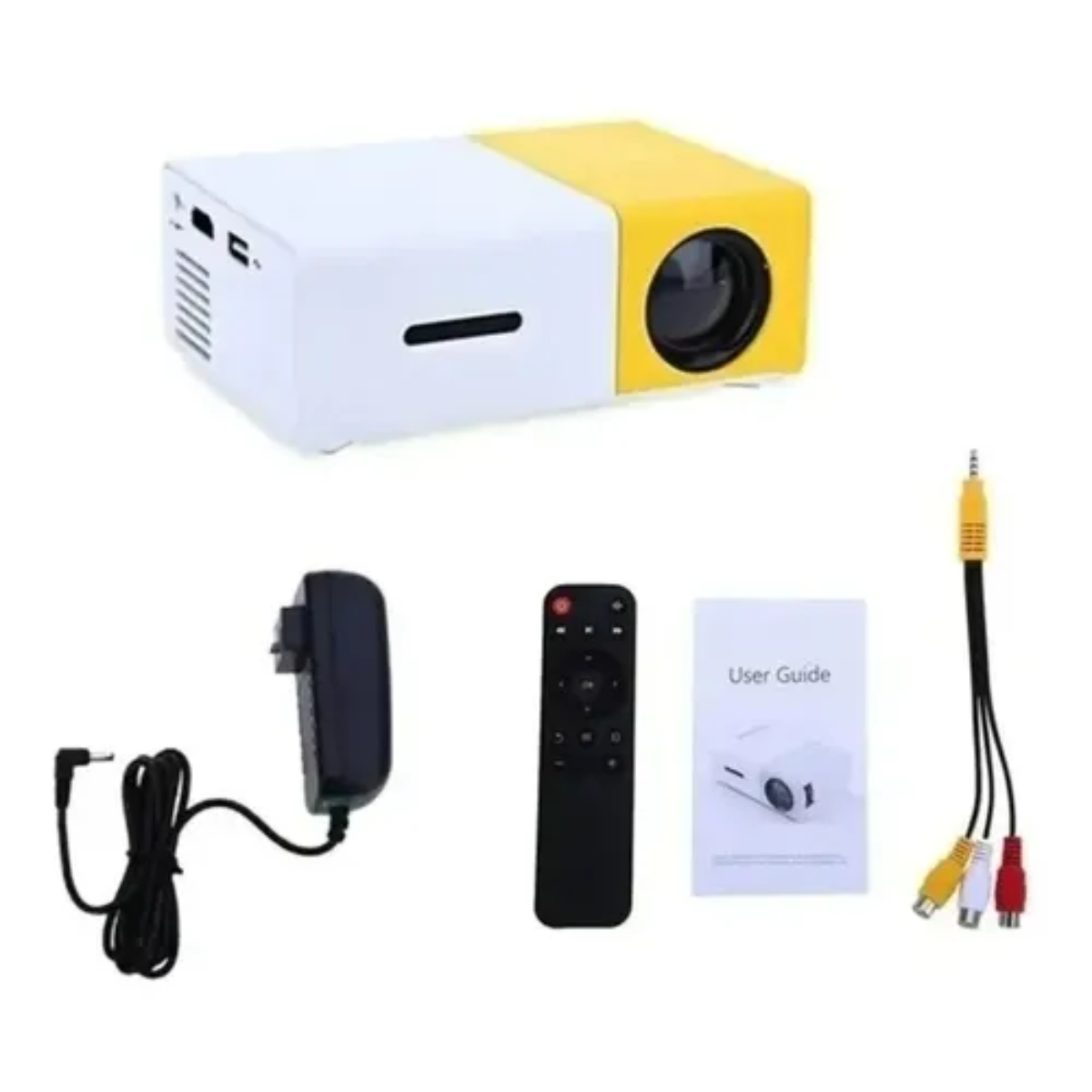 Mini Proyector Led Portátil Amarillo